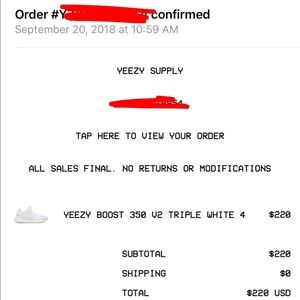 YEEZY BOOST 350 v2 Triple White